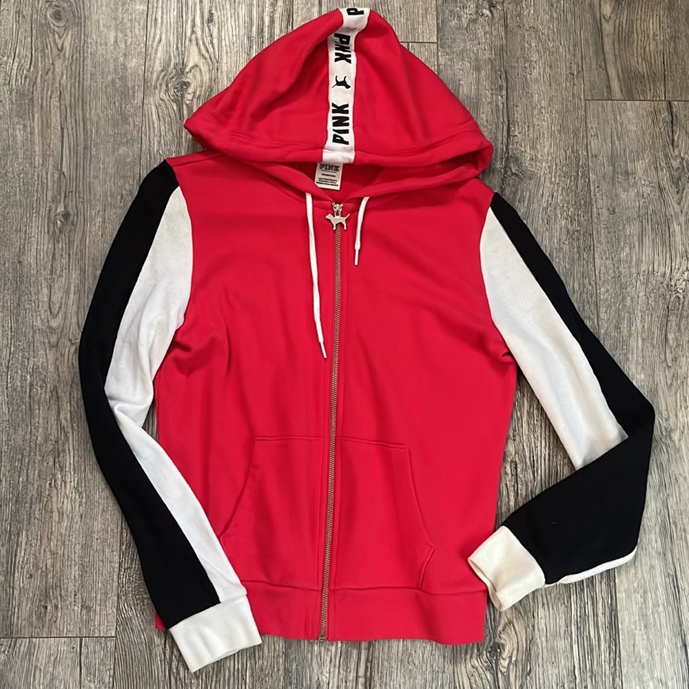 Victoria’s Secret pink logo hoodie